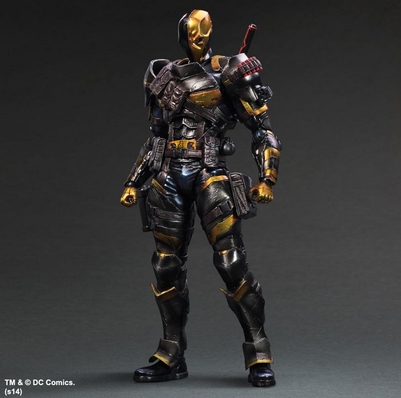 Illustration for article titled NYCC Exclusive Arkham Origins Deathstroke Action Figure